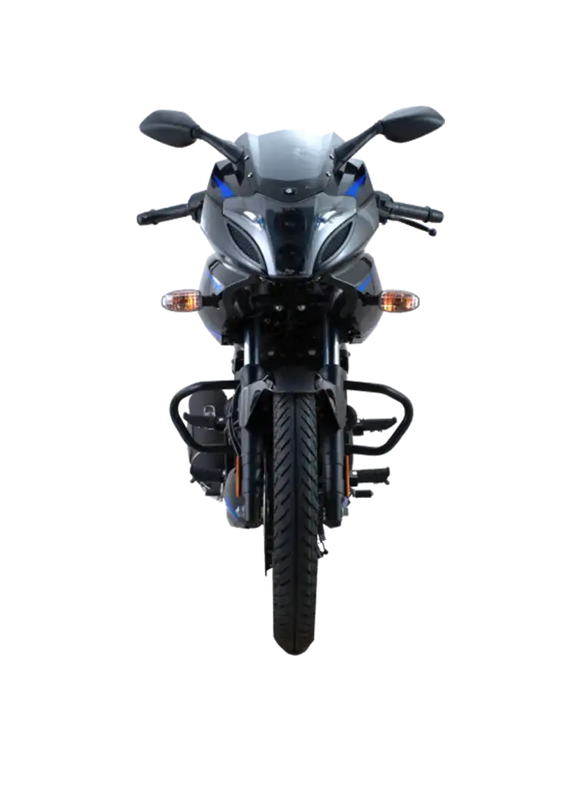 bajaj pulsar 220f on road price front look with no background