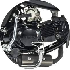 Hero passion plus engine