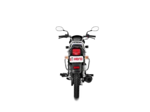 black colour hero splendor plus i3s back look with no background