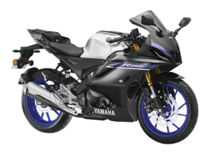 yamaha r15 monster edition bike with colour metalic grey without background