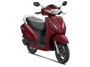 activa 110 cc rebel red metallic colour no background