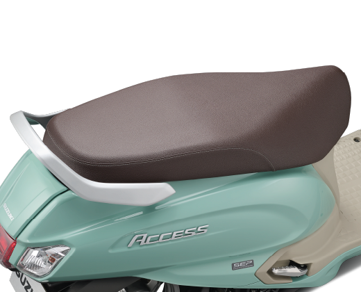 suzuki access 125 long ergonomic seat with no background