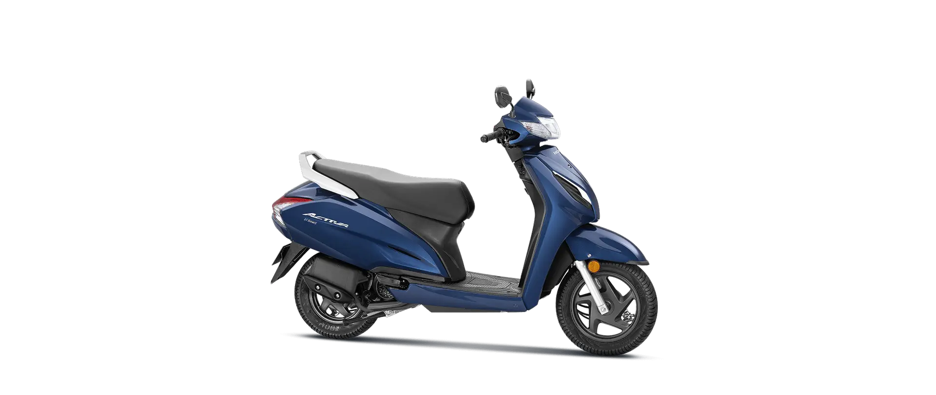 Honda Activa 6g blue colours space in footboard blue no background