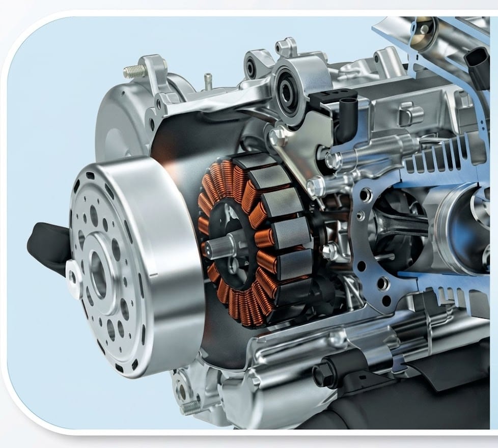 Activa 110 cc silent start motor