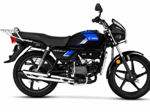 hero splendor plus i3s BLACK SPARKING BLUE colour white background
