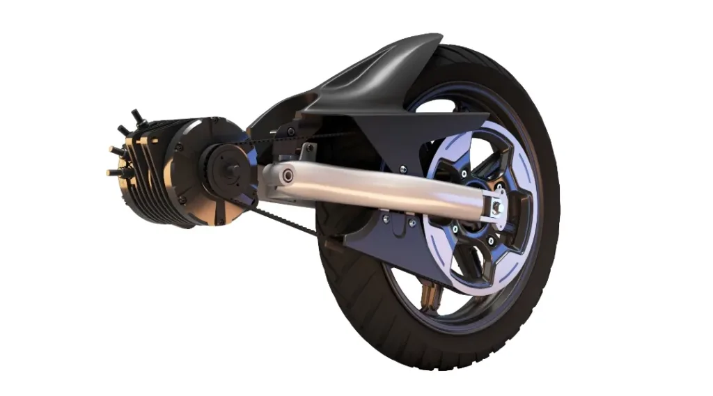 revolt rv 400 e bike motor alloy wheel belt