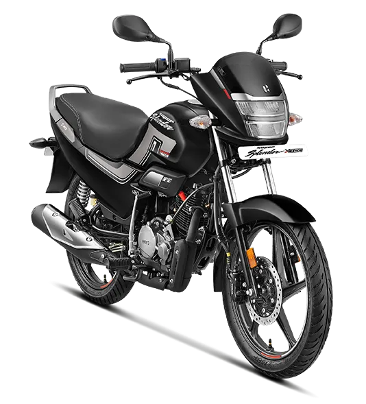super splendor new model over head camshaft feature black colour