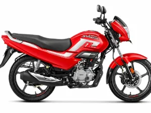 Hero super splendor xtec CANDY BLAZING RED colour with white background